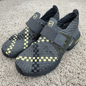 Nike Shoes Air Max Sphere Vintage Women's 6.5 Woven Huarache Grey Yellow Sneaker